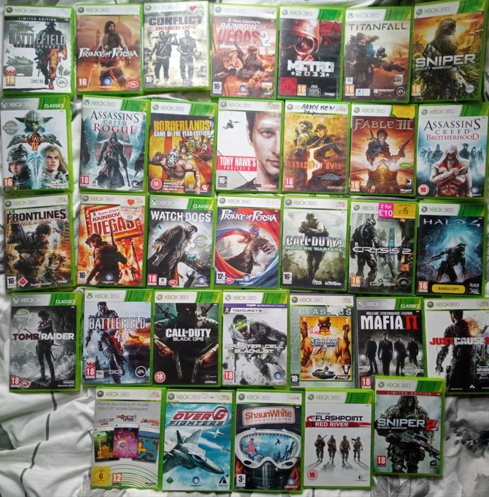 Sprzedam  gry na konsole Xbox 360