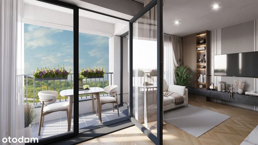 4-pokojowe mieszkanie 76m2 + loggia Bezpośrednio