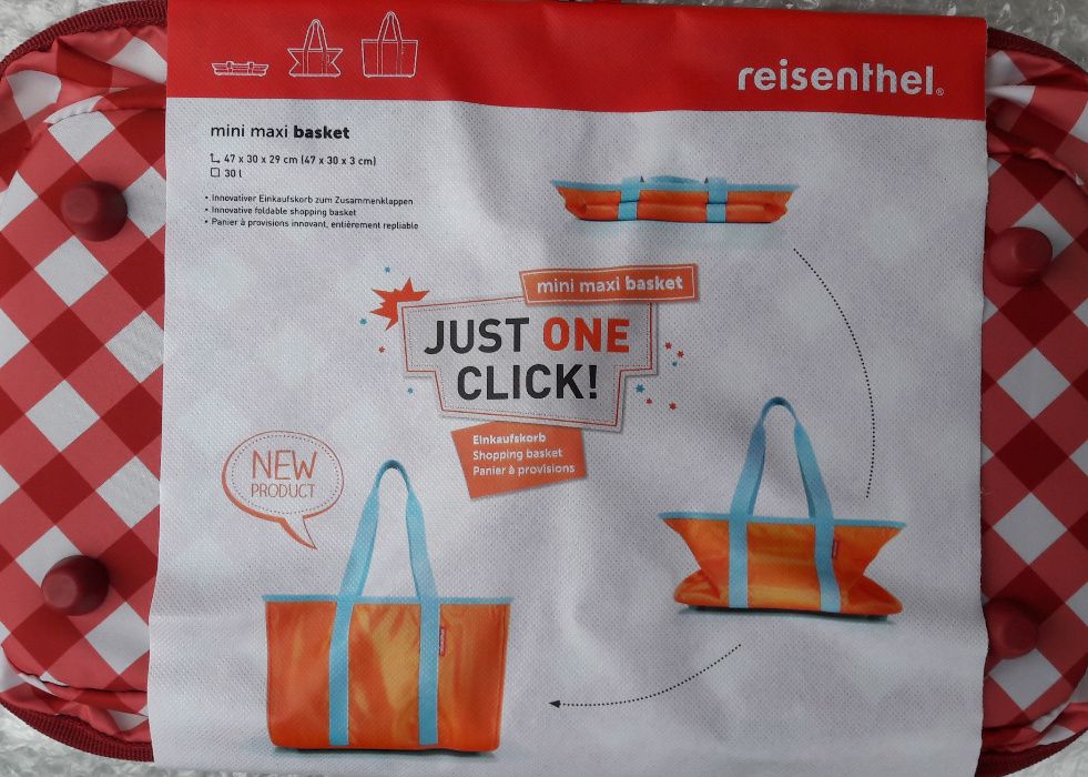 ,Корзина складная REISENTHEL новая ORIGINAL 100%