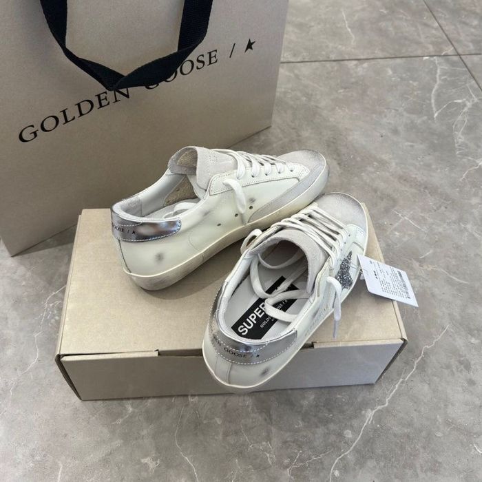 Снікерси Golden Goose Super Star/ Кеди Білі Голден Гус Суперстар/ GG