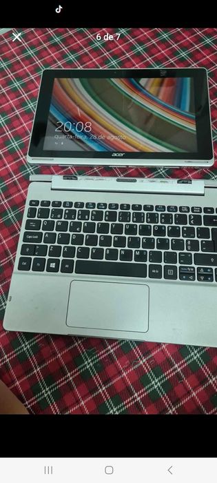 Computador acer cinzento