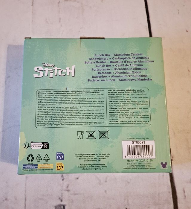 Zestaw śniadaniówka + bidon 500ml Lilo & Stitch