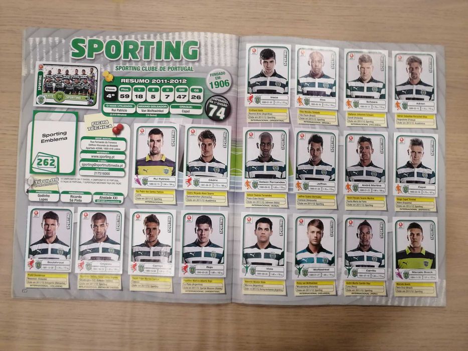 Caderneta Futebol 2012-13 - Panini [Incompleta]