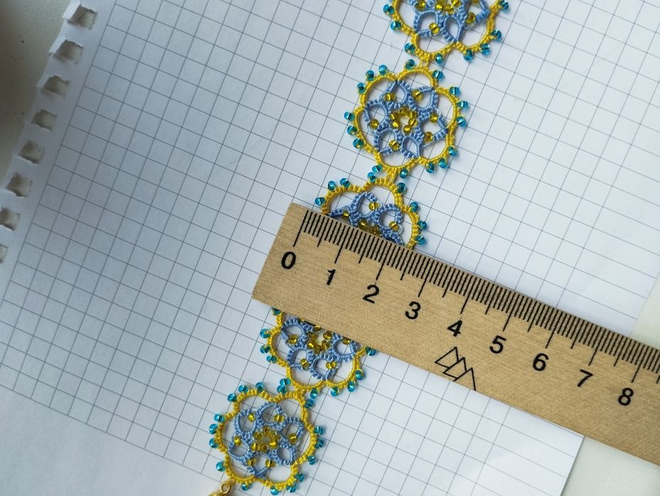 Патріотичний браслет. Прикраса під вишиванку. Подарунок