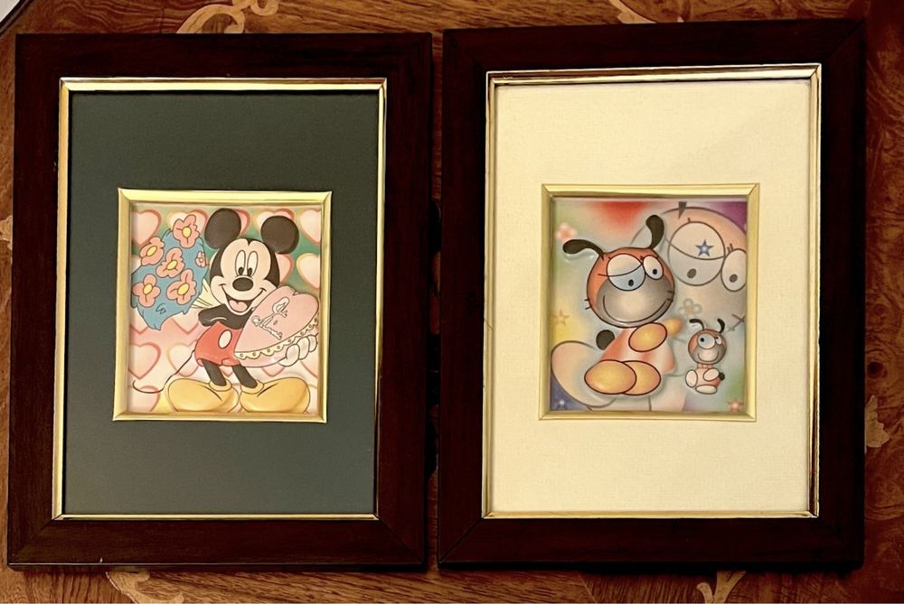 Obrazki dla dzieci. Vinatge. Lata 60. Disney Myszka Mikki