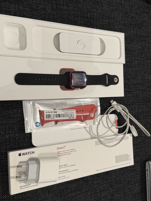 Apple watch serie 6 - em aluminio Vermelho