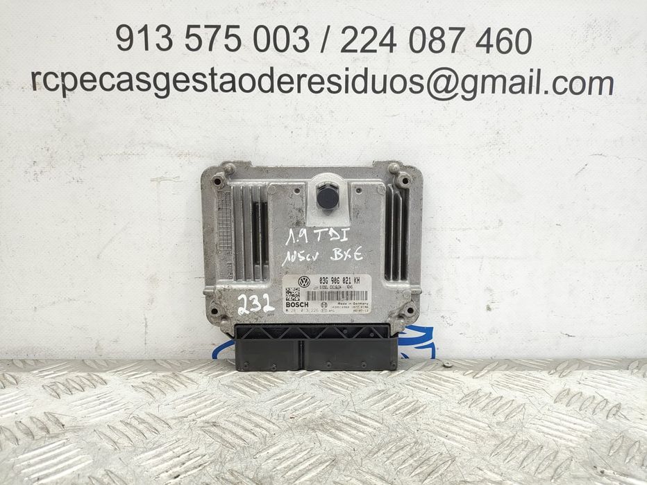 Centralina Motor ECU Original VWAG Bosch Volkswagen Golf V 1.9 TDI 105cv BXE