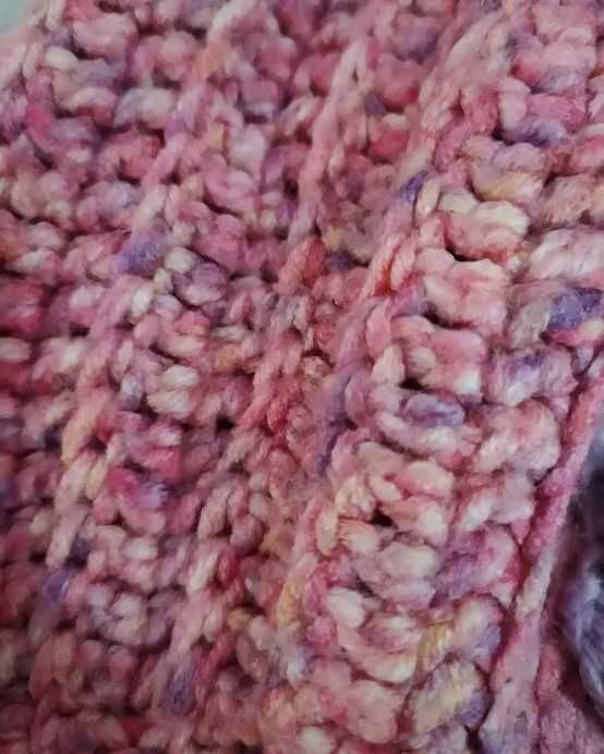 Gorro Rosa de Crochê de criança