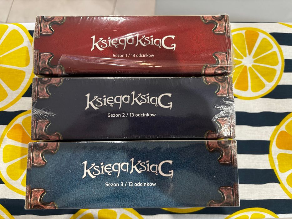 Księga ksiąg sezon 1, 2, 3 płyty DVD