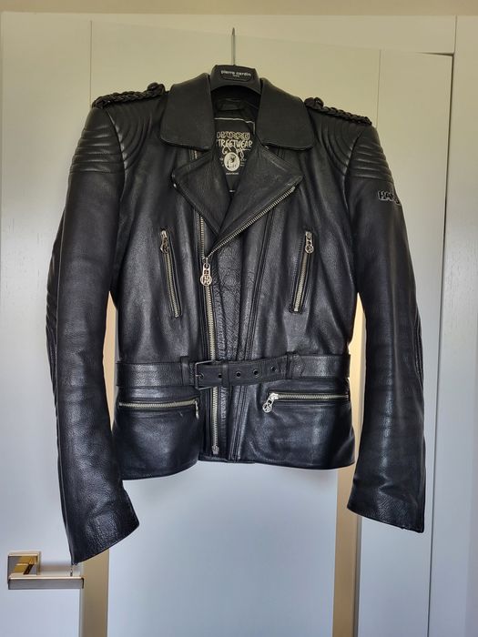 Kurtka motocyklowa skórzaną vintage