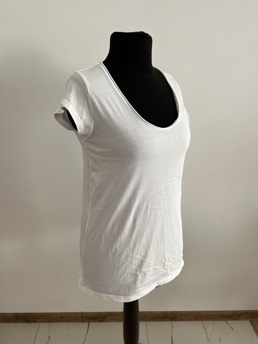 bluzka z krótkim rękawem i rozcięciem na plecach Zara rozm. M