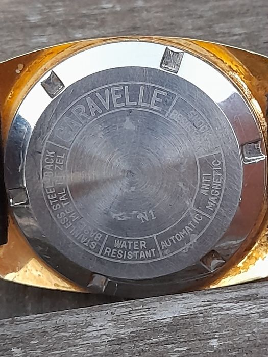Relógio de pulso de corda da Caravelle automatic - funciona lindamente