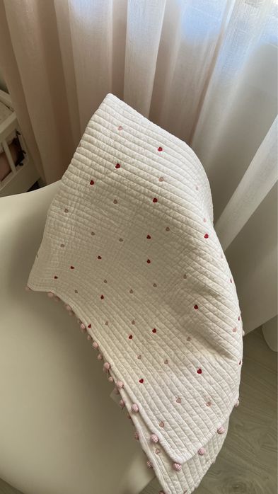 Colcha cama bebé Zara Home 1mx1,20m