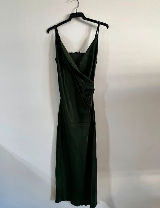 Vestido verde Zara Tamanho M