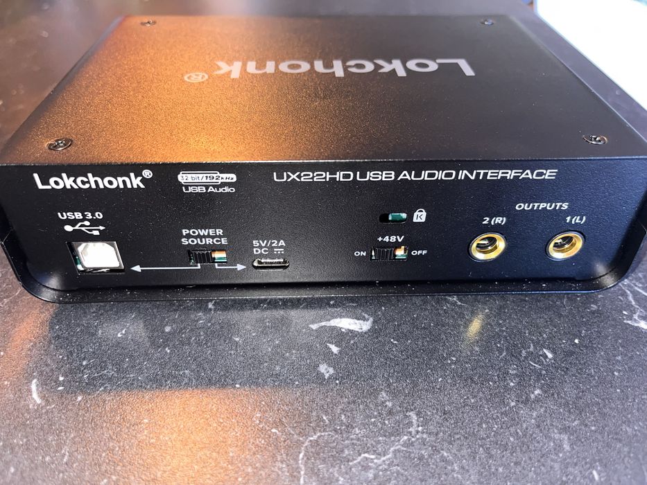 Interface de audio LOKCHONK UX22HD