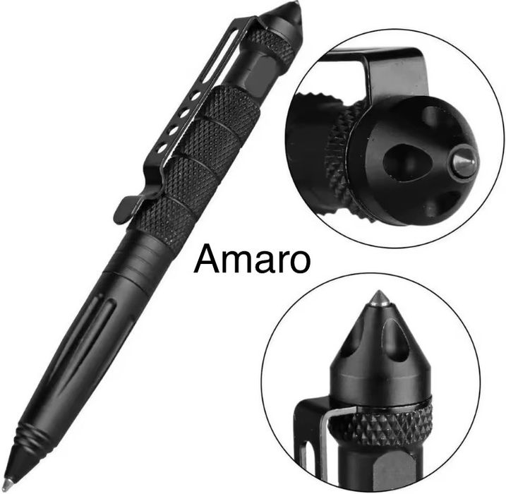 Caneta Tática/Sobrevivência/Militar/EDC/Emergência com Quebra Vidros (4 Cores)|NOVAS