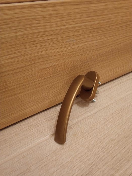 Klamka do Okien PCV Złota