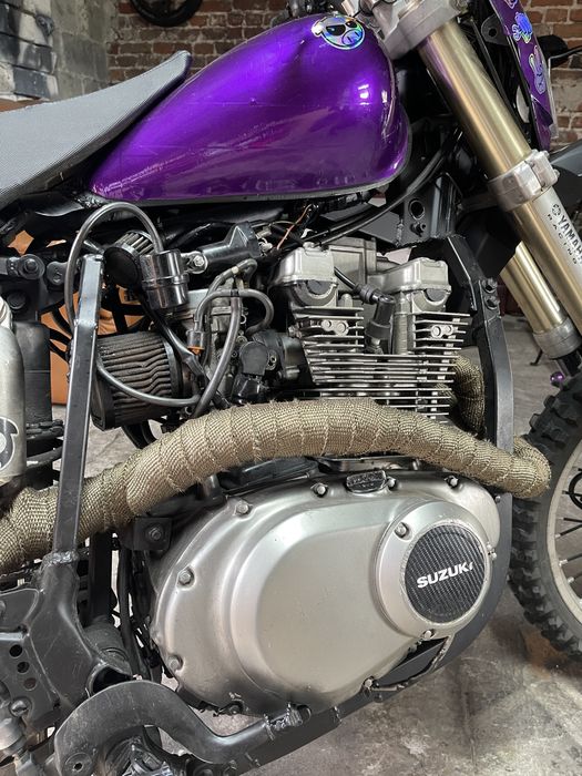 cross yamaha wrf po swapie na silnik suzuki gs500e