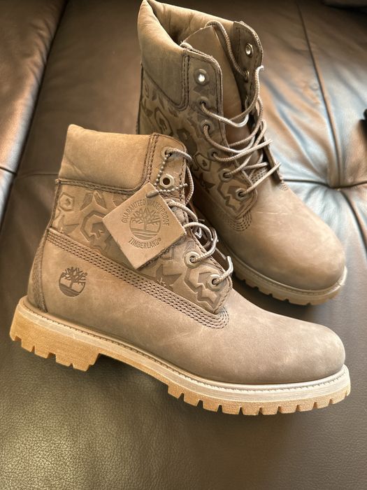 Timberland 6-Inch Premium Boot W, сіра з тисненим візерунком