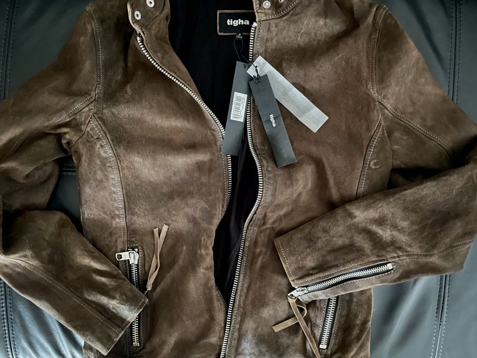 Oryginalna damska skórzana kurtka firmy TIGHA Gdańsk Wrzeszcz •