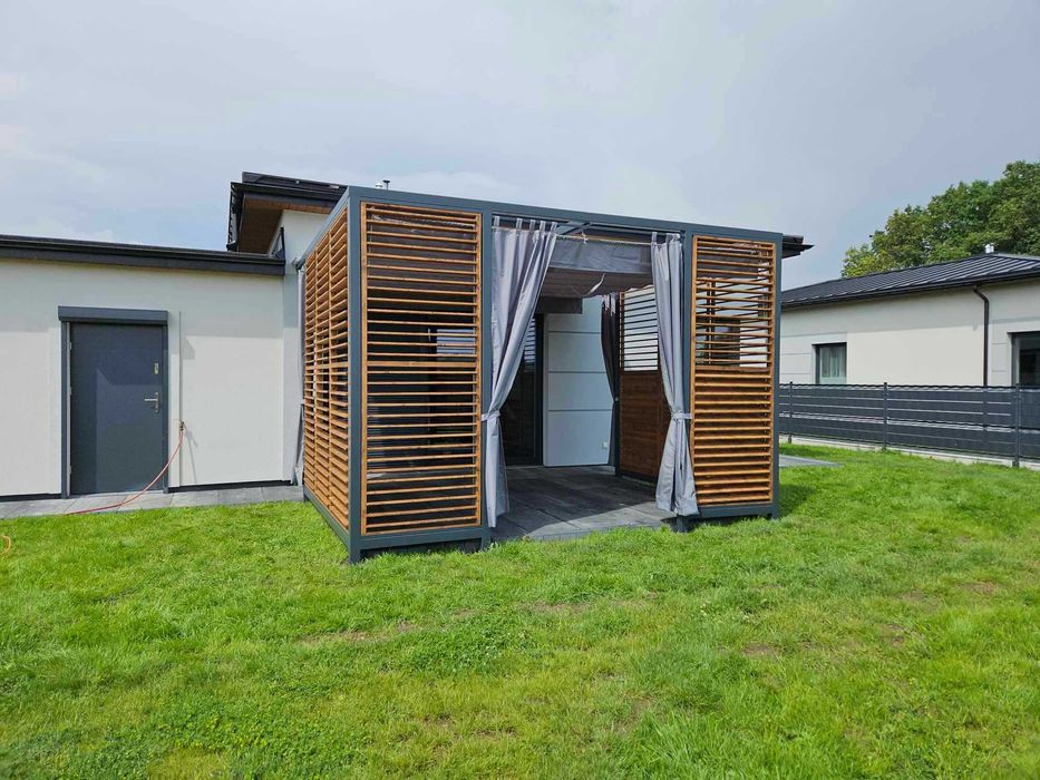 Żaluzje tarasowe, - shuttersy do pergol, altan, tarasów, balkonów.