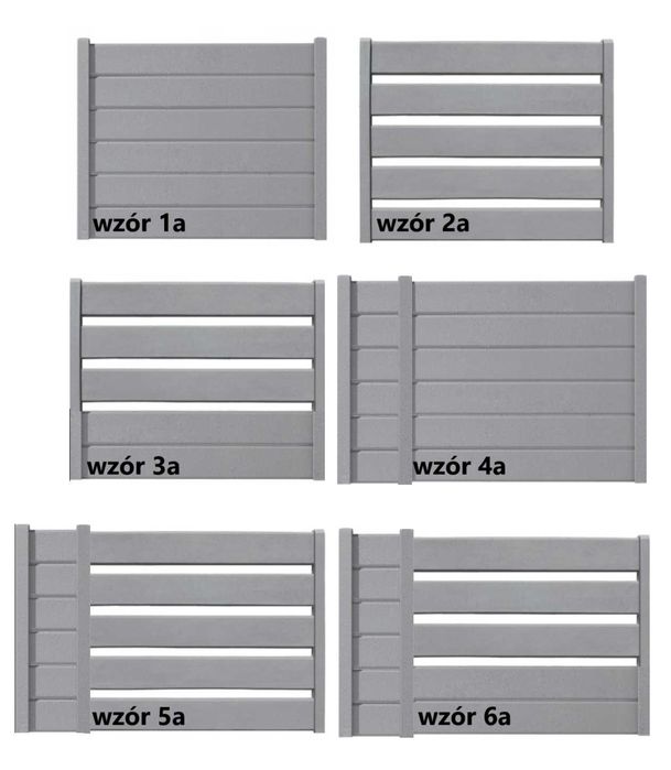 Ogrodzenie betonowe/palisadowe, płot PRODUCENT transport HDS