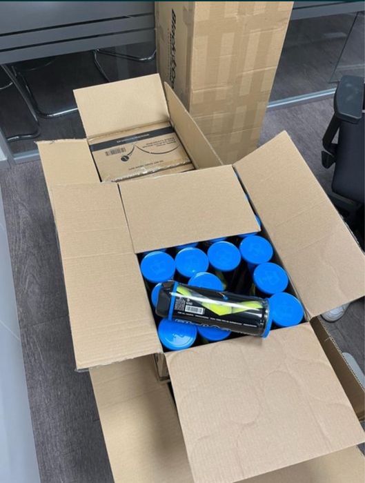 Caixas 72 Bolas de Padel (2€ tubo)