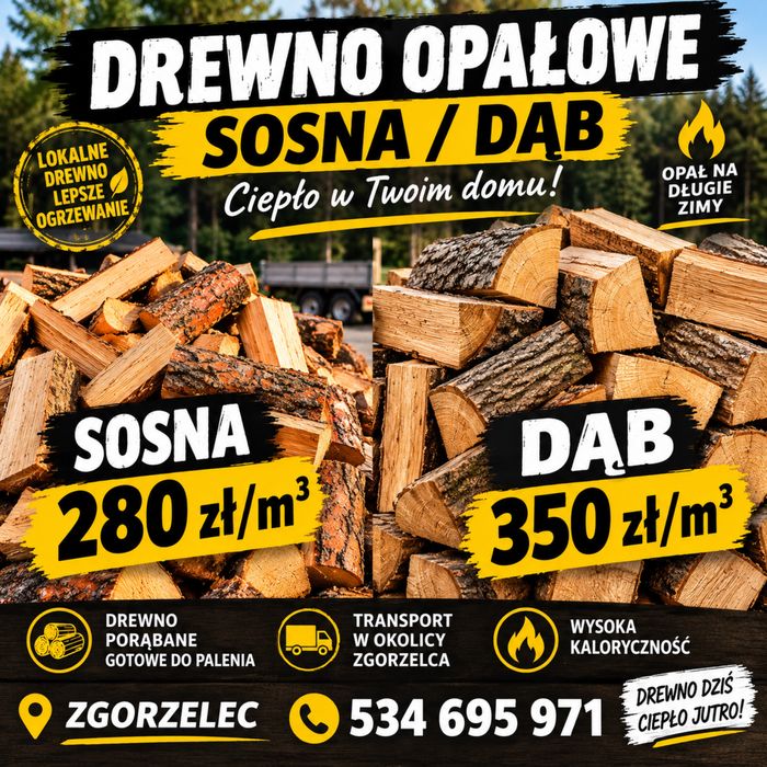 Drewno  opałowe super cena
