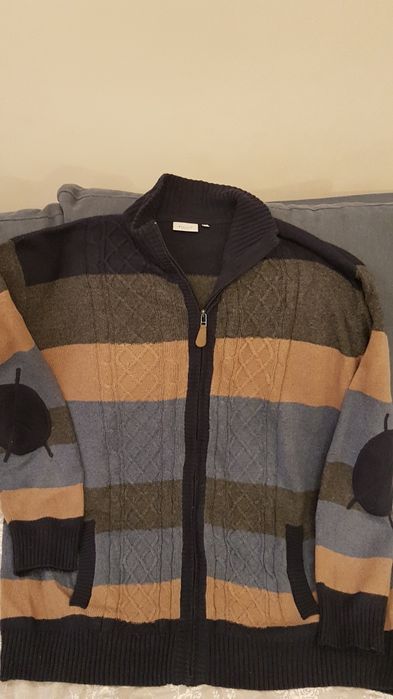 Sweter męski rozpinany