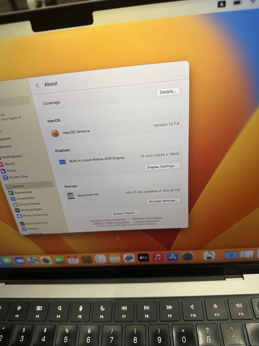 Macbook Pro 14 M1Pro 16GB 512SSD