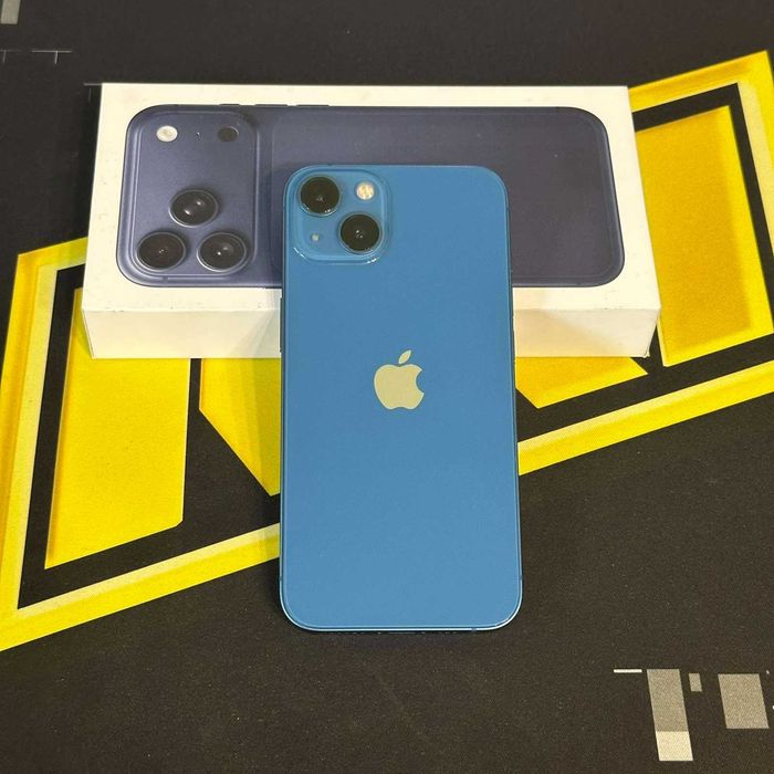 Телефон Apple iPhone 13 128 GB Blue Neverlock 84% АКБ Физ симкарта