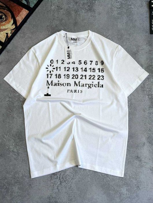 Футболка Maison Margiela біла Оверсайз