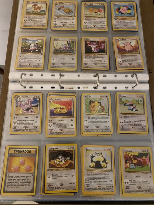 Cartas Pokémon Raras Colecção Antiga (225Cartas)