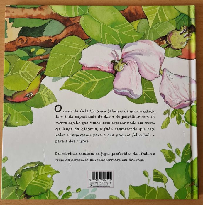 Livro infantil "As Fadas Falam-nos de... Generosidade"
