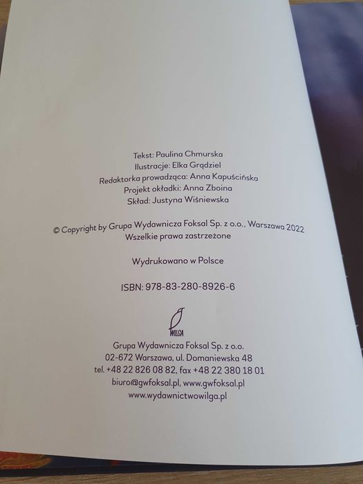 Książka dla dzieci "Mała Kaszalotka I Tajemnica Nocy"