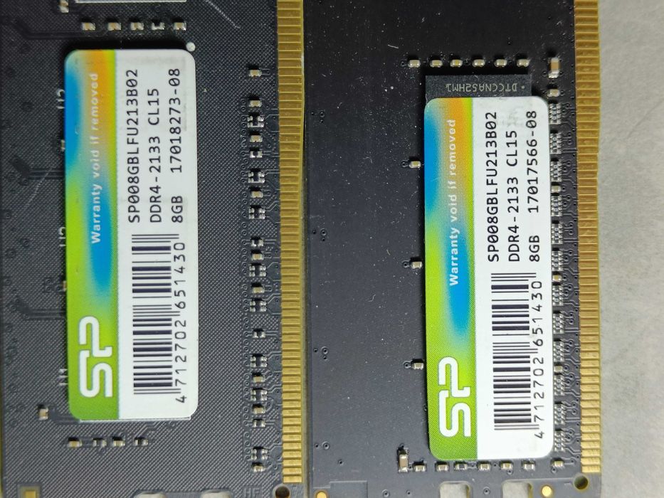 Оперативна память Silicon Power DDR4 8GB 16GB 2133MHz У РОБОЧОМУ стані