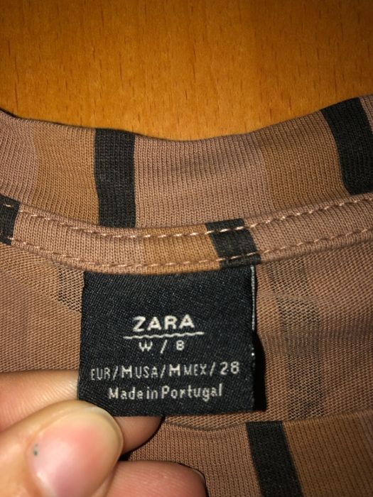 Túnica às Riscas da Zara