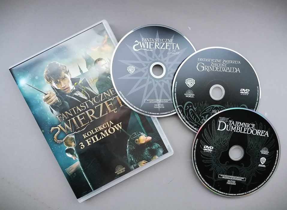 Fantastyczne Zwierzęta - Kolekcja 3 filmów DVD