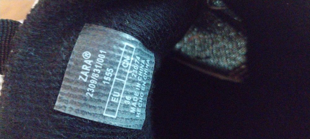 Кросівки  Zara 36р 23см на дівчинку, підлітка, жіночі.