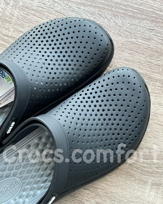 Крокси чорні crocs LiteRide чоловічі і жіночі , лайтрайд