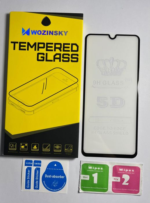 Wozinsky szkło hartowane Full Glue na cały ekran z ramką do Samsung Galaxy A70 | hq8