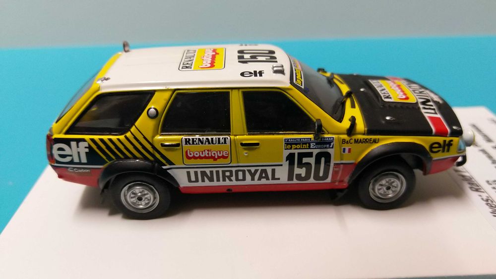 Renault 18 break Proto #150: Rali Dakar 1983 - Miniatura Norev escala 1/43