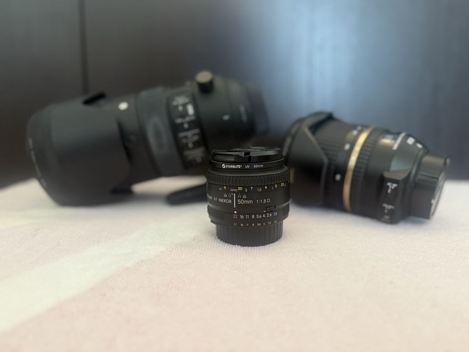 Máquina Fotográfica Nikon D750 + Sigma 70-200 + Tamron 24-70 + Nikon Nikkor 50mm e outros