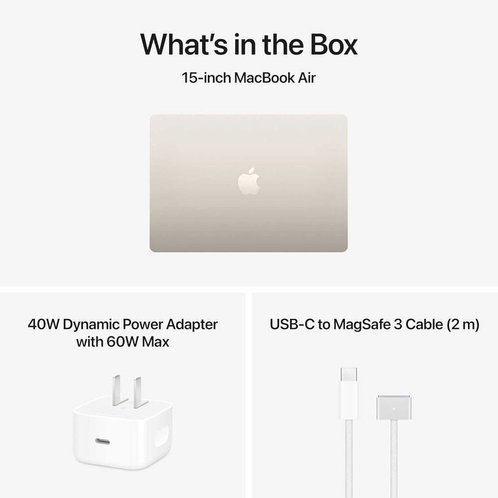 Apple Macbook Air 15-inch M5 24GB/1TB Starlight	MDVF4