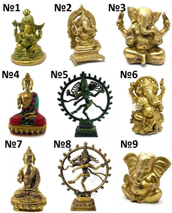 Пагода,Манекі-неко,Ваджра,Ступа,Ганеша,Шива,Ом,четки,статуэтка,сувенир