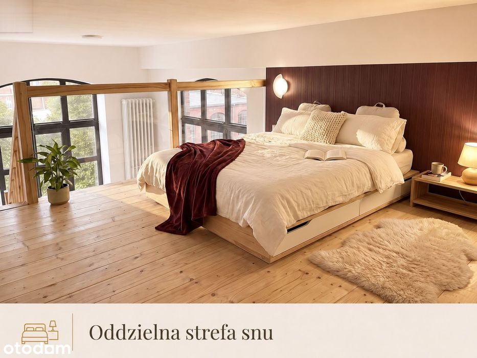 42m2 Loft premium z antresolą w WIMA | 1szy najemca | 28m + 14 antres.