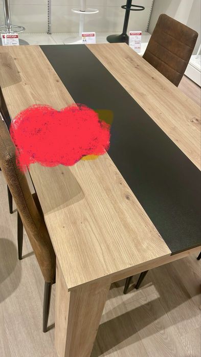Mesa de jantar com 6 cadeira