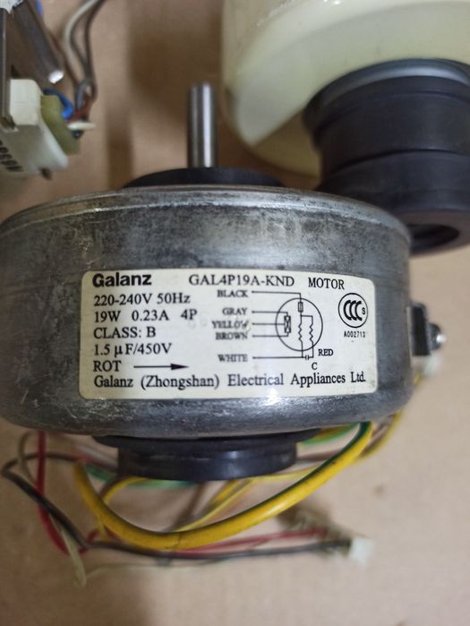 Мотор/ двигатель Welling RPS6Z  6W, RPS9Z  9W вн.бл кондиционера