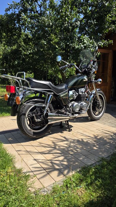 Honda CB650C, kufry, wysoka szyba