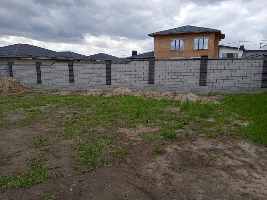Блоки парканні ГАЗОБЛОК європаркан бетонний бруківка блок рваний цегла